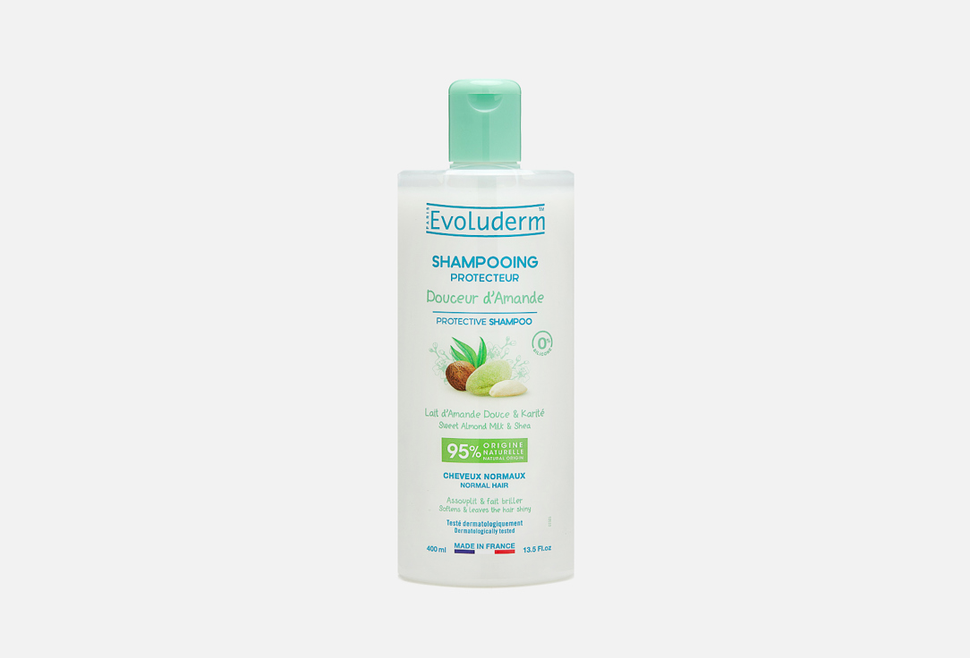 Evoluderm Шампунь для волос PROTECTIVE SHAMPOO Sweet Almond Milk&Shea Butter