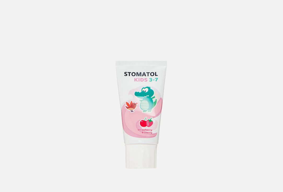 детская зубная паста STOMATOL Strawberry & cherry 