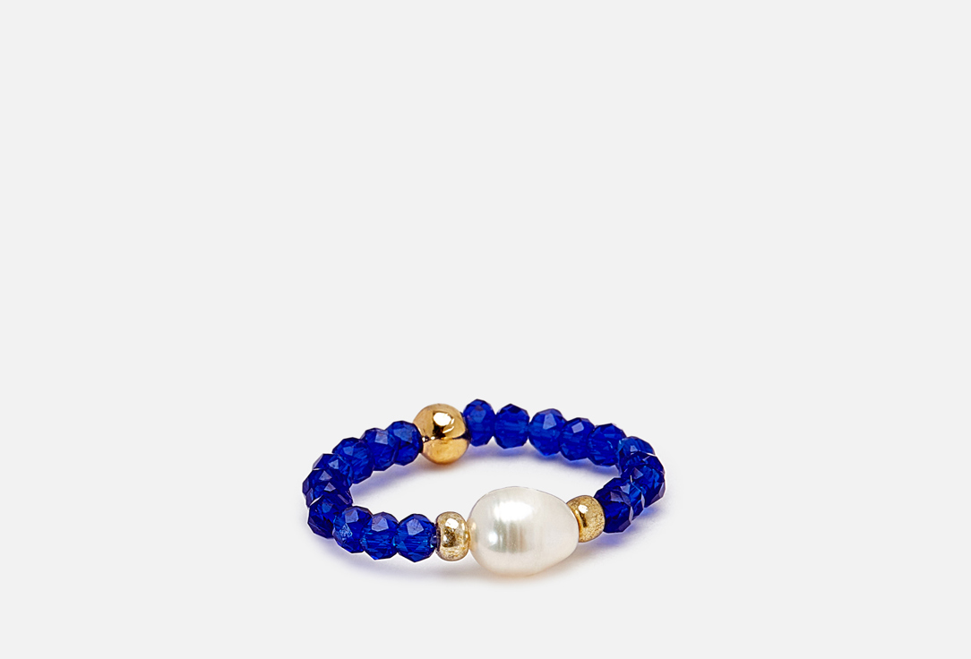 Изображение товара Кольцо Veltom с жемчужиной синее