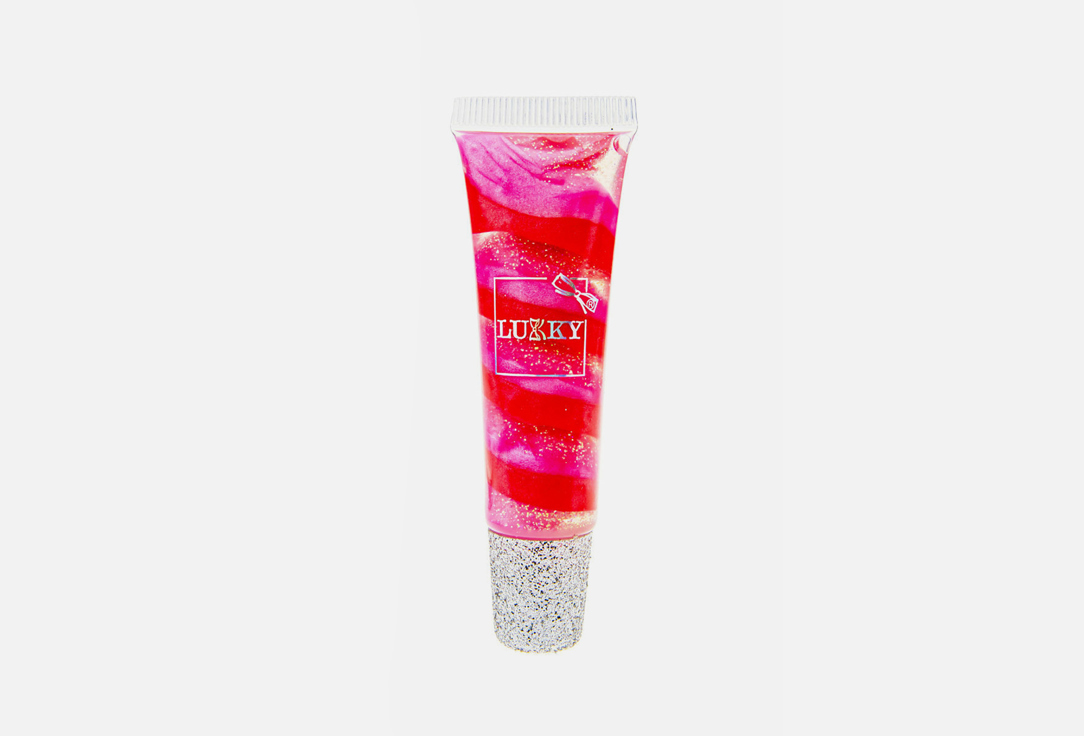 блеск для губ Lukky клубничное суфле розовый
