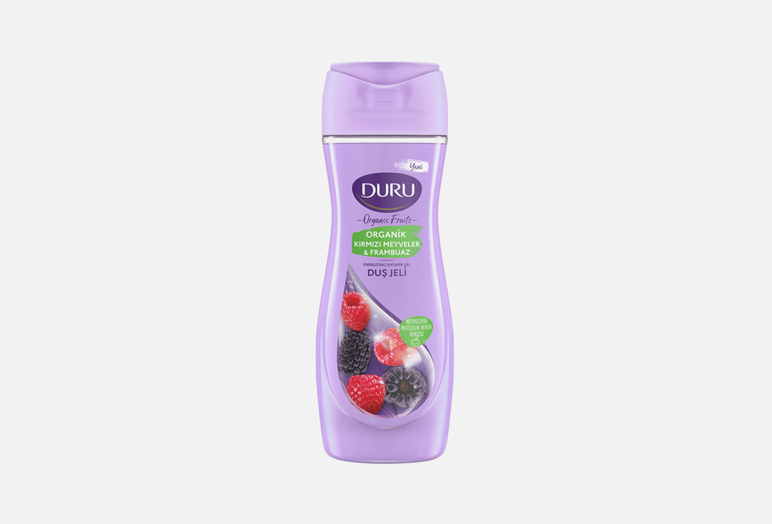 цена Гель для душа DURU Red fruits & Raspberry 450 мл