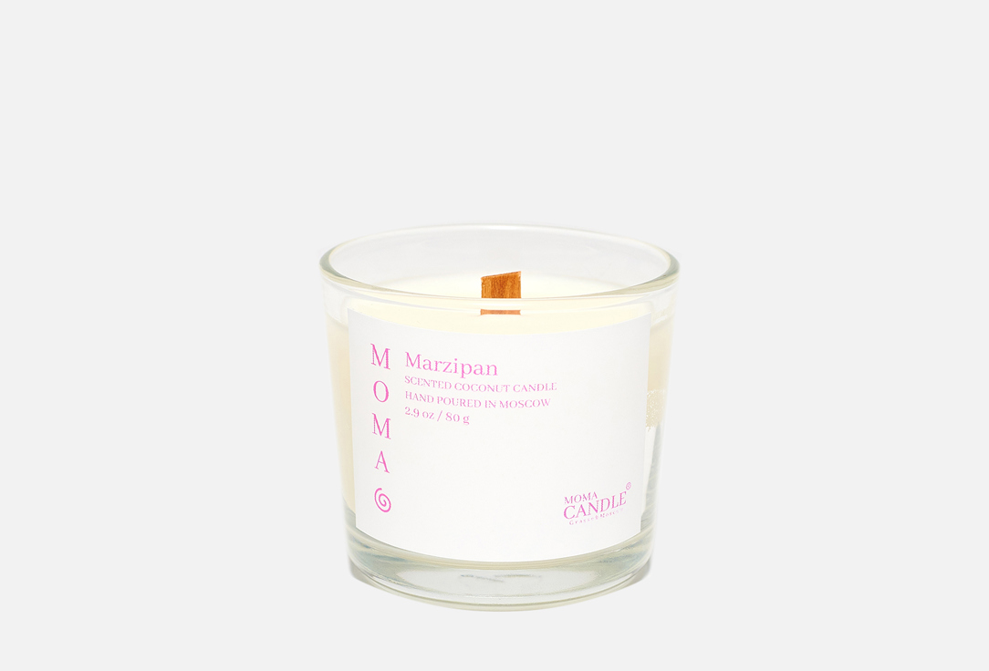 Свеча ароматическая MOMACANDLE Marzipan 80 г свеча momacandle cinnamon