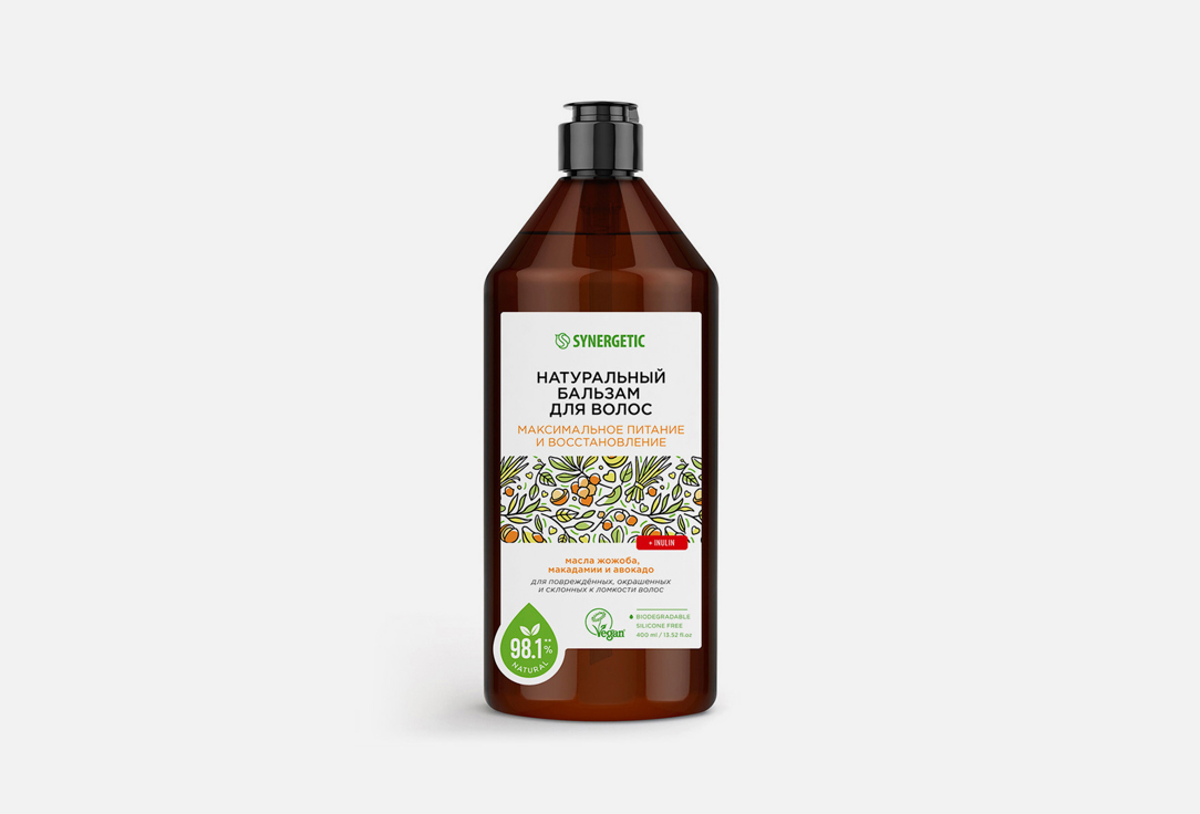 Изображение товара Бальзам для волос Synergetic Максимальное питание и восстановление