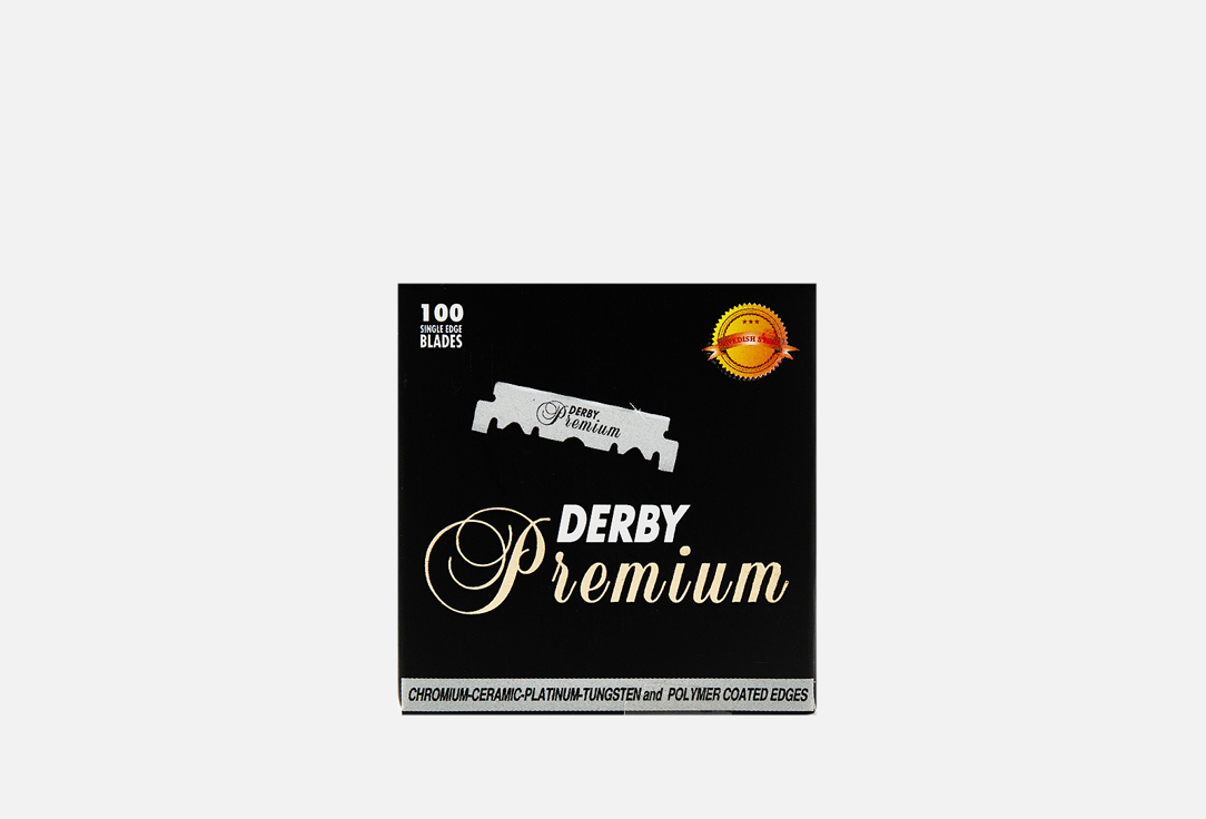 Лезвия для шаветок DERBY Premium 100 шт derby premium лезвия для бритвы односторонние 100 лезвий в коробке