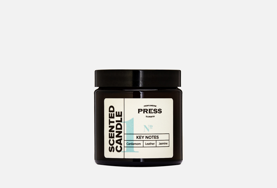 Ароматизированная свеча PRESS GURWITZ PERFUMERIE №1 Cardamon, Leather, Jasmine 100 мл