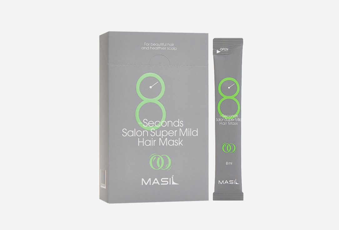 Экспресс-маска для кожи головы и волос MASIL 8 Seconds Salon Super Mild Hair Mask 20 шт