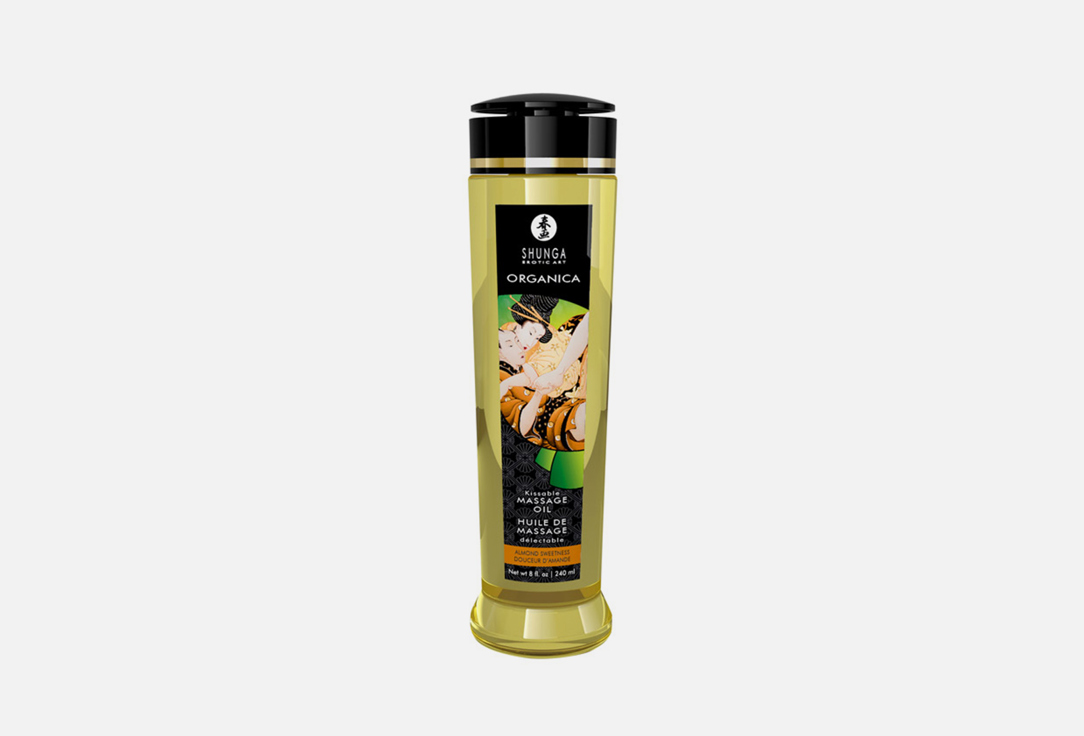 Органическое массажное масло для тела Shunga Almond Swetness 