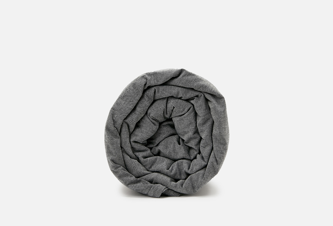 Пододеяльник MORФEUS Melange lava, серый, 150х200