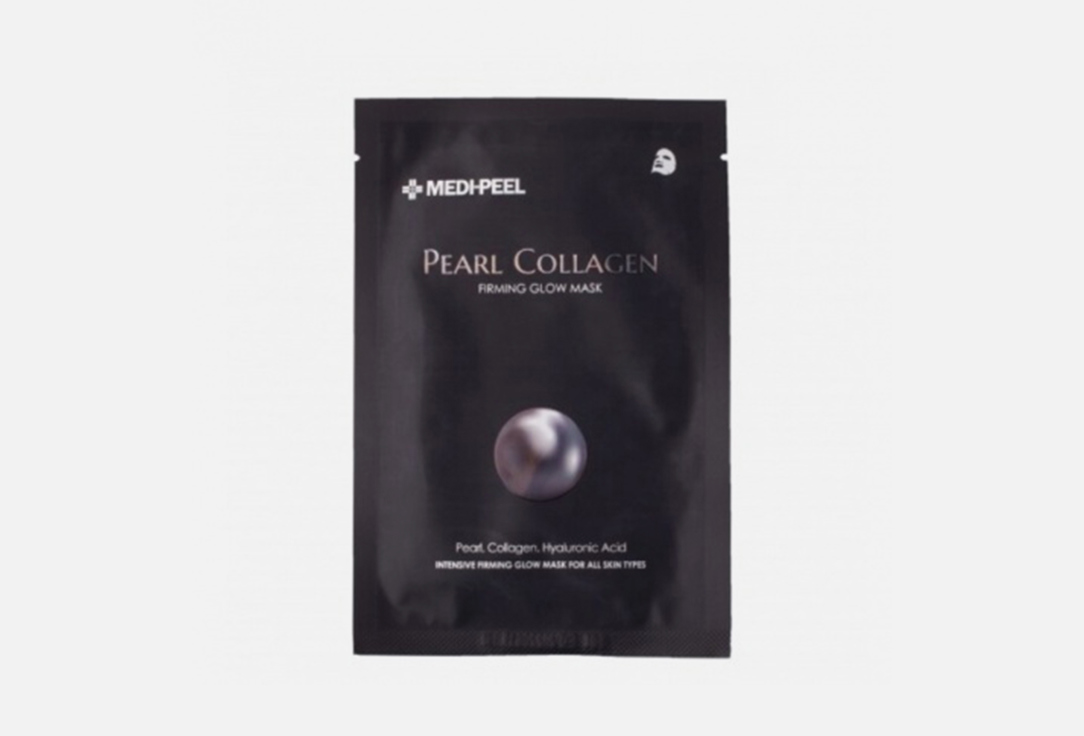 Маска для лица MEDI PEEL Pearl Collagen Firming 25 мл medi peel pearl collagen firming glow mask тканевая маска с коллагеном и чёрным жемчугом 25 мл