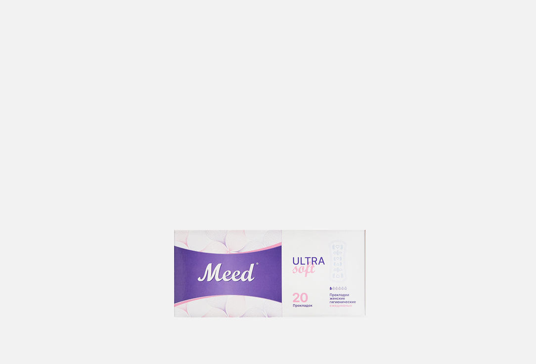 

Ежедневные прокладки MEED, Ultra Soft 20 шт