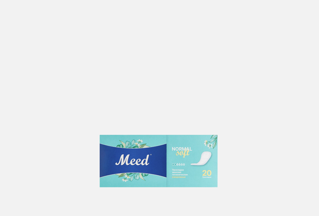 Ежедневные прокладки MEED Normal Soft 20 шт ежедневные прокладки meed normal soft deo 20 шт