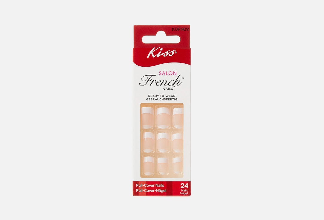 Набор накладных ногтей без клея Kiss Elegant classic 