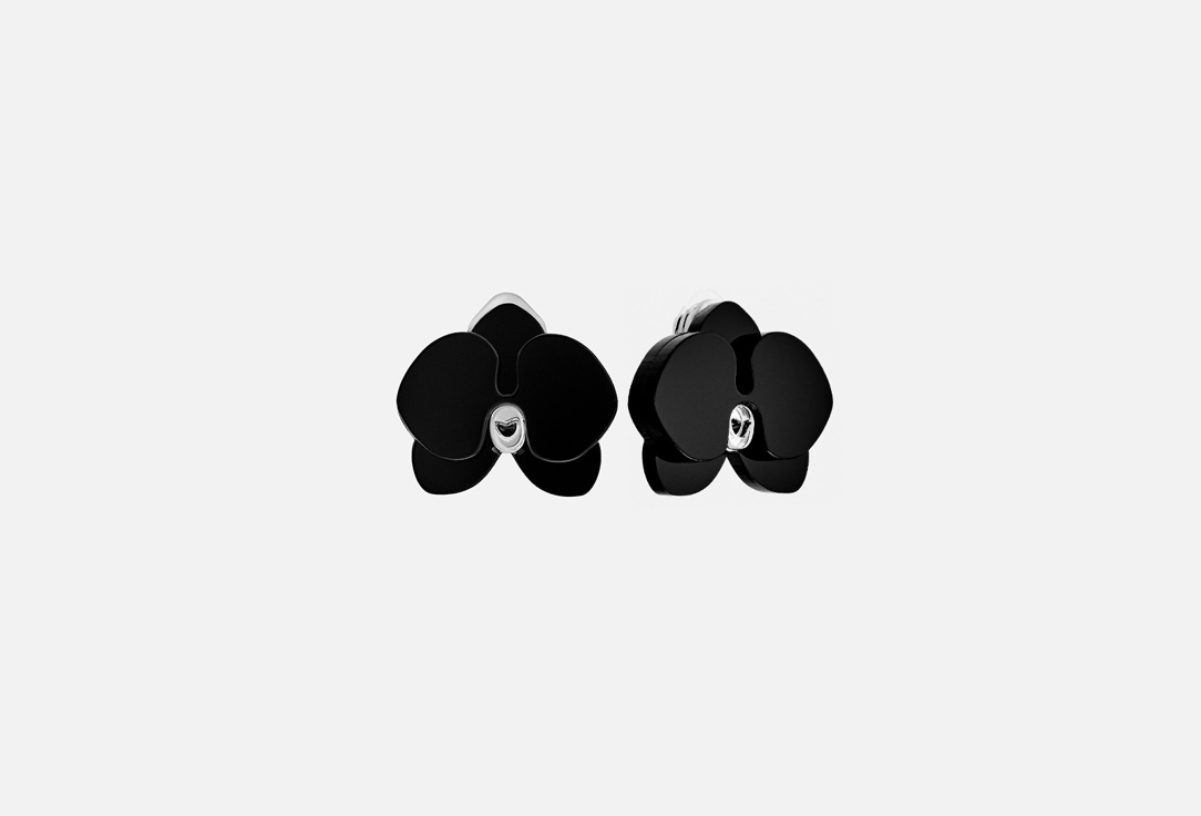 Клипсы 11YOU Minimalism черные Орхидеи 2 шт клипсы 11you minimalism черные птички