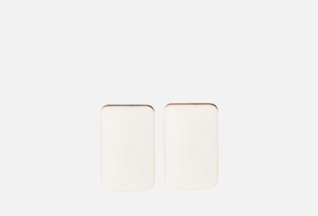 Изображение товара Клипсы 11YOU Wood Bloom mini белые из дерева с зажимом 21x13 мм