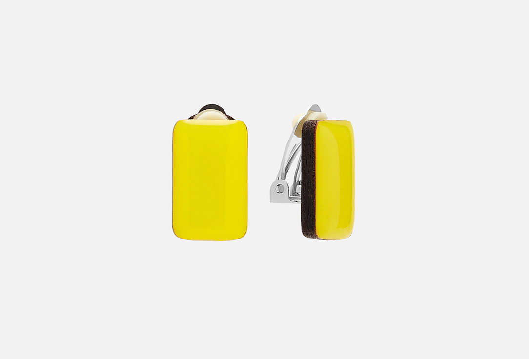 Изображение товара Клипсы 11YOU Wood Bloom лимонные мини деревянные без покрытия для женщин