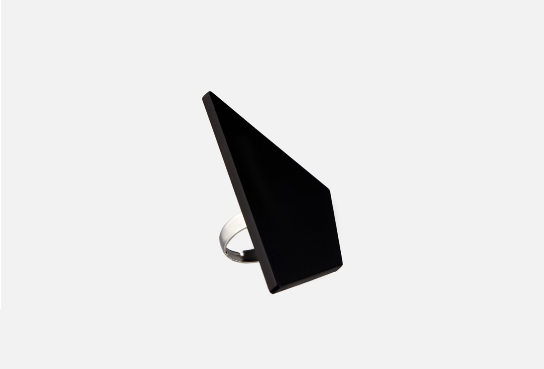 Кольцо 11YOU Minimalism tetragon черное 1 шт цена и фото