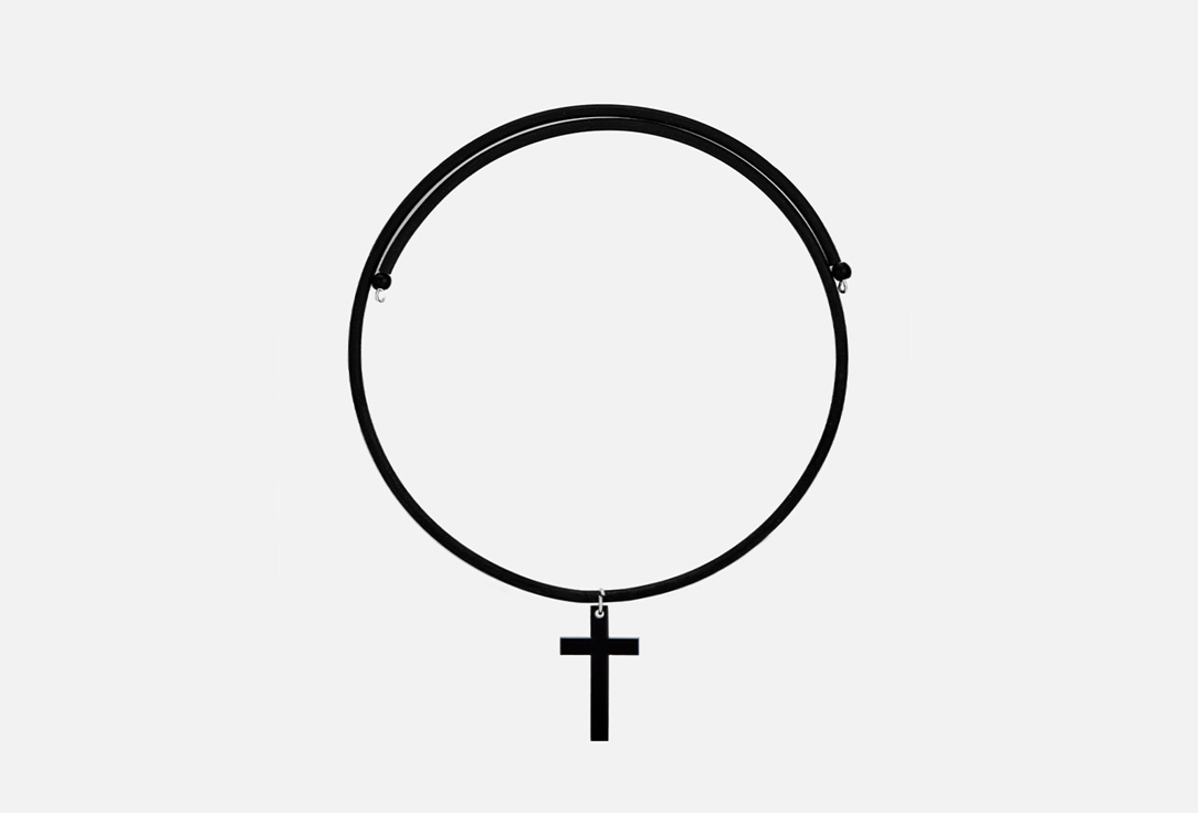 

Подвеска 11YOU, Minimalism Крестик черный mini 1 шт