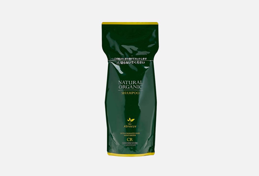 Рефил шампуня для поврежденных волос ABREEZE Natural Organic Shampoo CR refill 600 мл