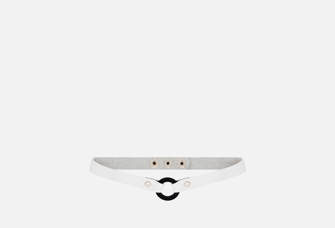 Изображение товара Чокер-Браслет Белый 11YOU с кольцом из органического стекла