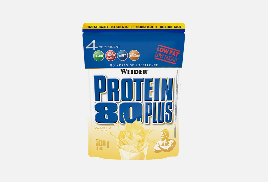 Протеин WEIDER Vanilla 500 г мышечный протеин со вкусом ванили stc whey muscle 750 гр