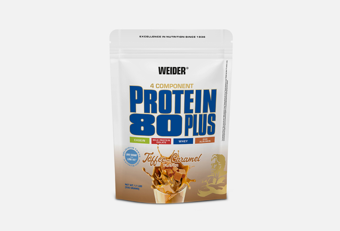 Протеин WEIDER Toffee-Caramel 500 г протеиновый коктейль weider protein 80 plus порошок 500 г шоколад
