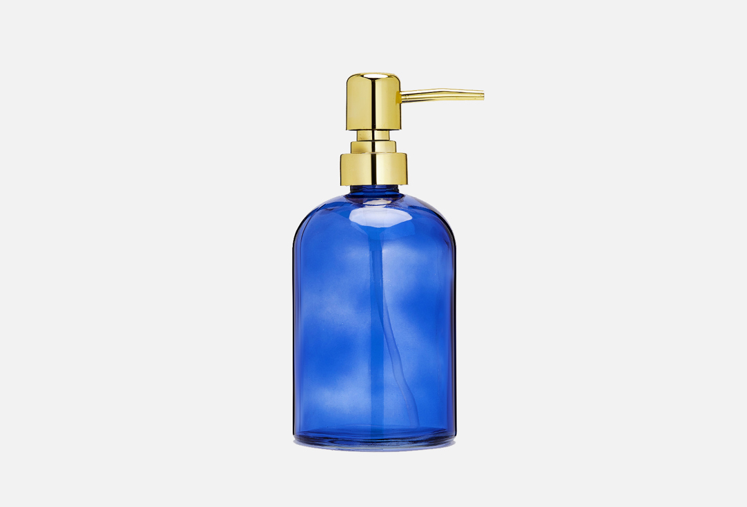 цена Дозатор для жидкого мыла MOROSHKA Bright Colors, синий 500 мл