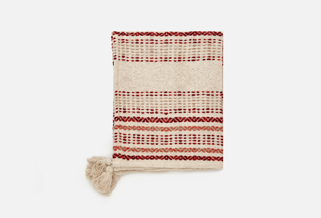 Изображение товара Плед Moroshka Desert бежевый коричневый хлопок полиэстер 125x152 см