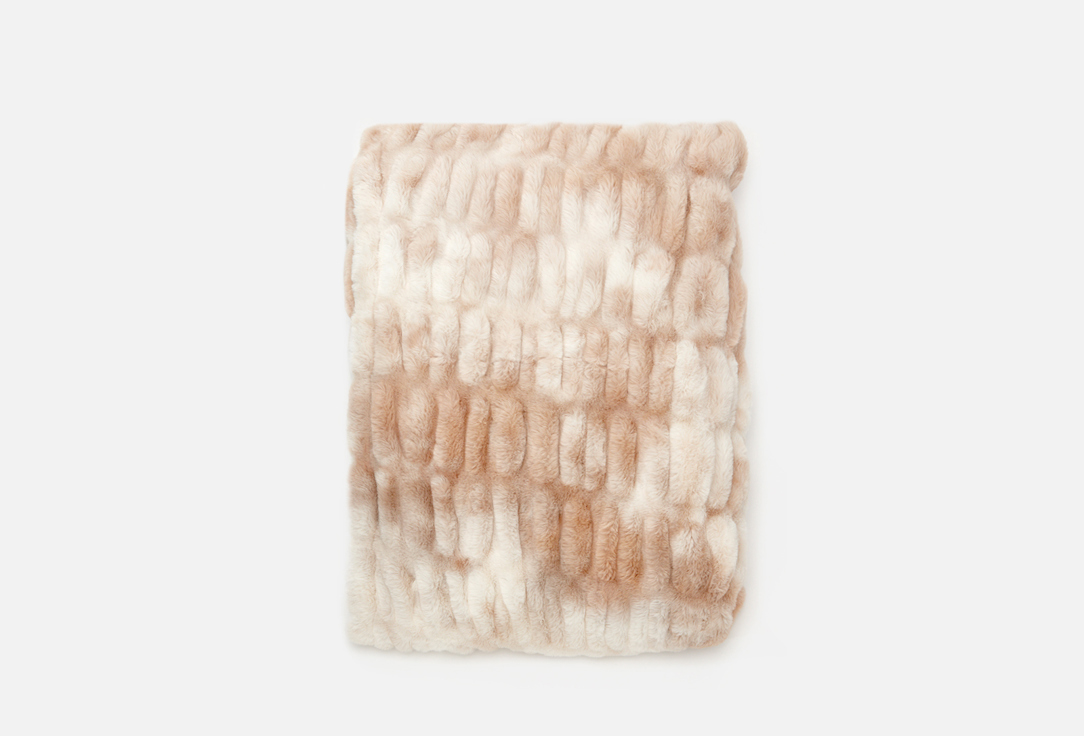 Изображение товара Плед Moroshka Zolotoy Roy, бежевый, белый