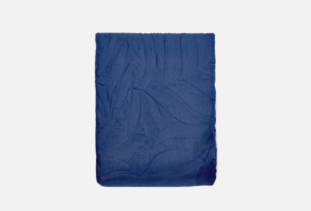 декоративная подушка shangri la размер 45x20 см Покрывало MOROSHKA Shangri La, синий 1 шт