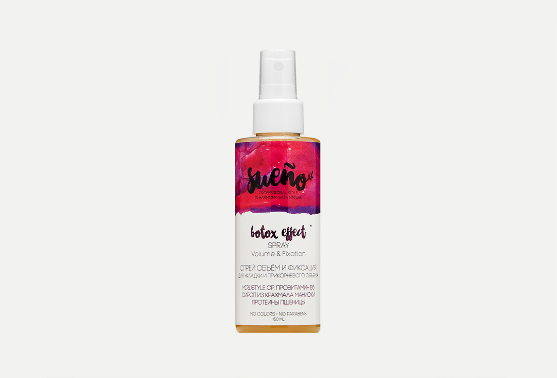 Спрей для укладки волос SUENO Spray for styling and basal hair volume 150 мл укладка и стайлинг joanna спрей для создания объема волос styling effect