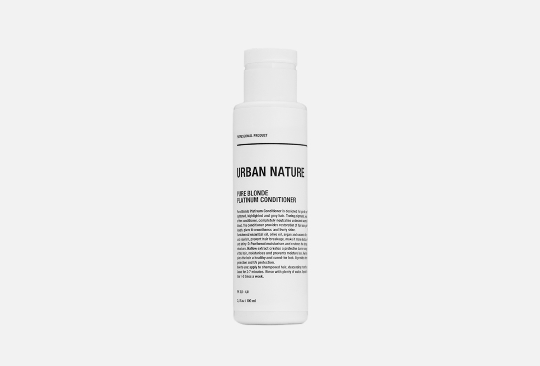 Изображение товара Тонирующий кондиционер для светлых волос URBAN NATURE Pure blonde