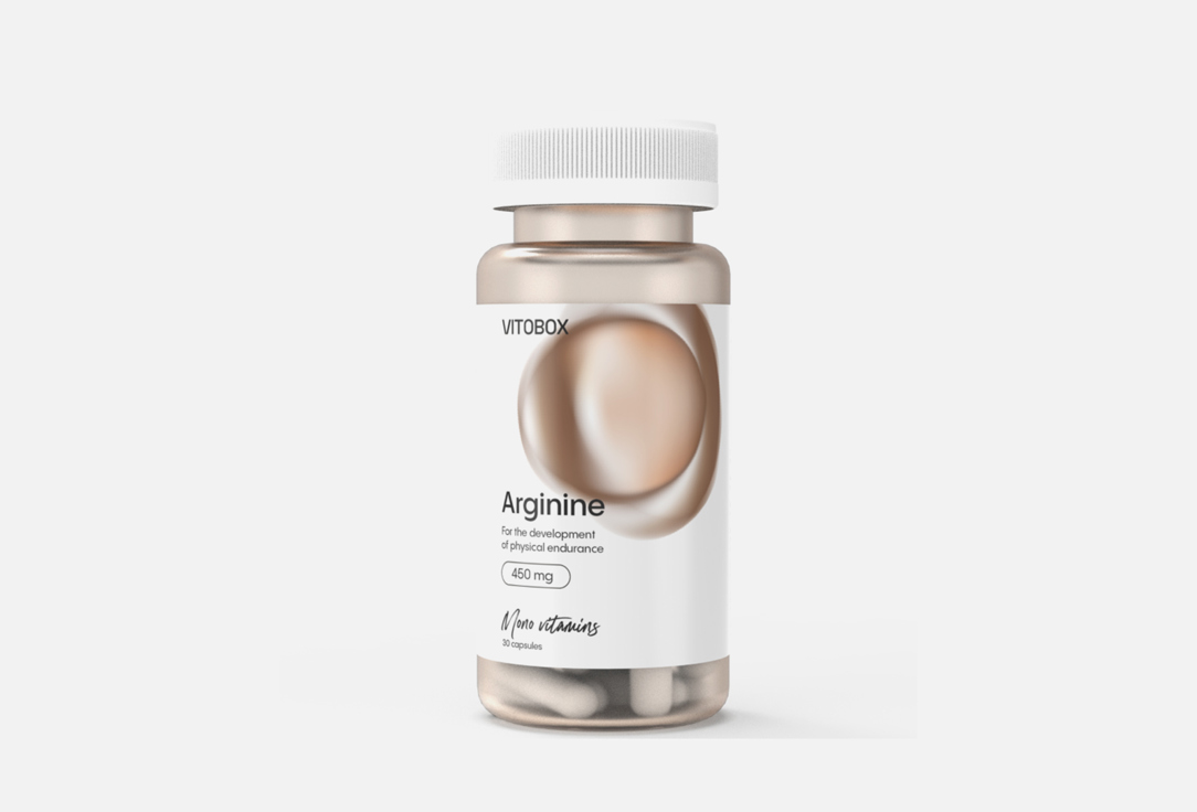 Биологически активная добавка VITOBOX Arginine 30 шт биологически активная добавка vitobox omega 3 30 шт