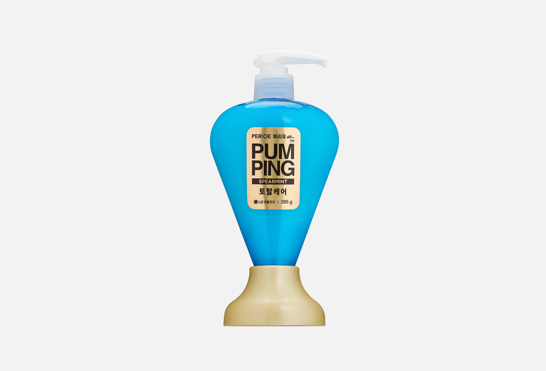 Зубная паста PERIOE Spearmint Pumping Toothpaste 285 г зубная паста perioe original pumping cool mint 285 мл синий