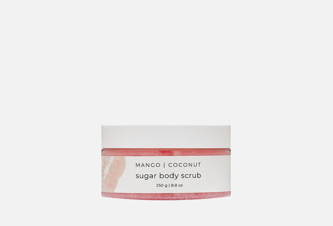 Сахарный скраб для тела MONMU MANGO and COCONUT 250 г скраб для тела saules fabrika сахарный скраб для тела с ароматом манго
