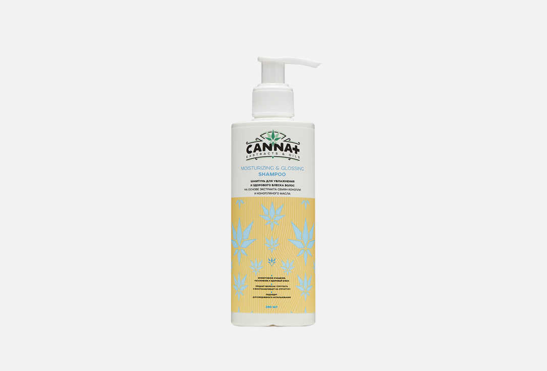Шампунь для волос Canna+  Moisturizing & Glossing Shampoo 