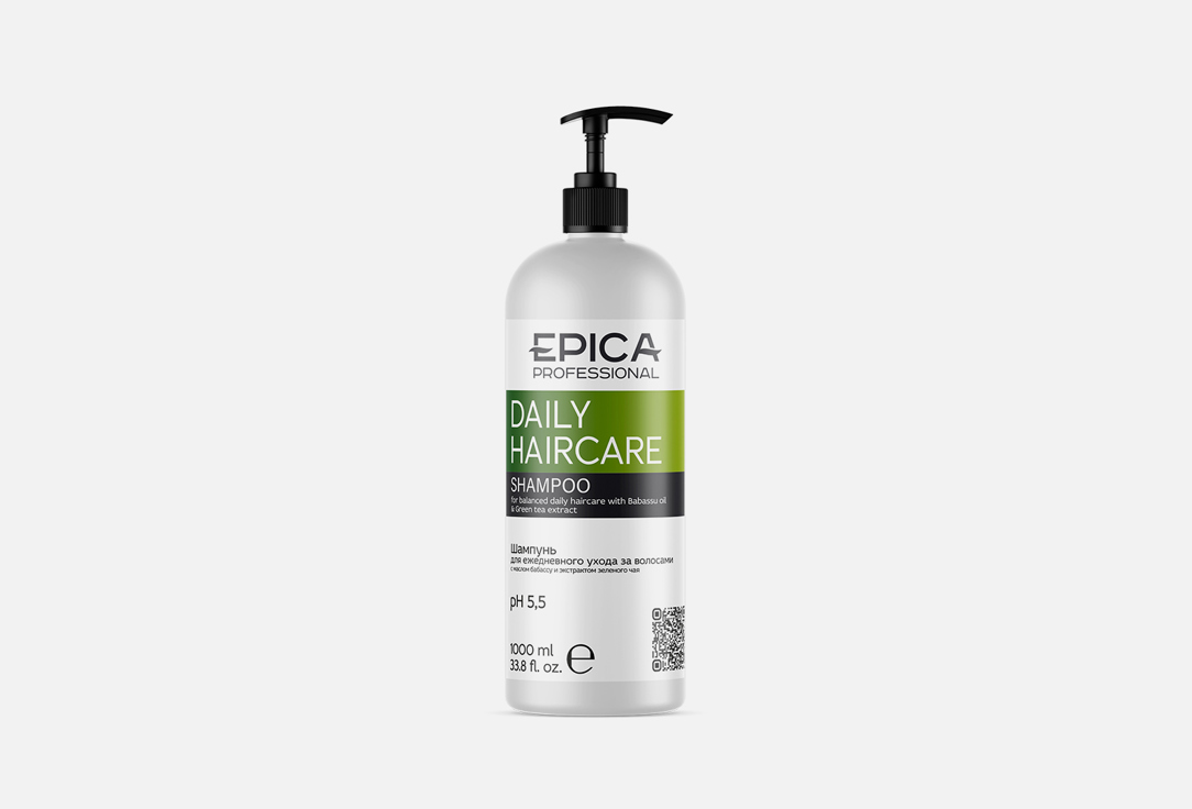 Шампунь для ежедневного ухода EPICA PROFESSIONAL Shampoo for daily use DAILY HAIRCARE 1000 мл epica professional шампунь daily hair care 300 мл