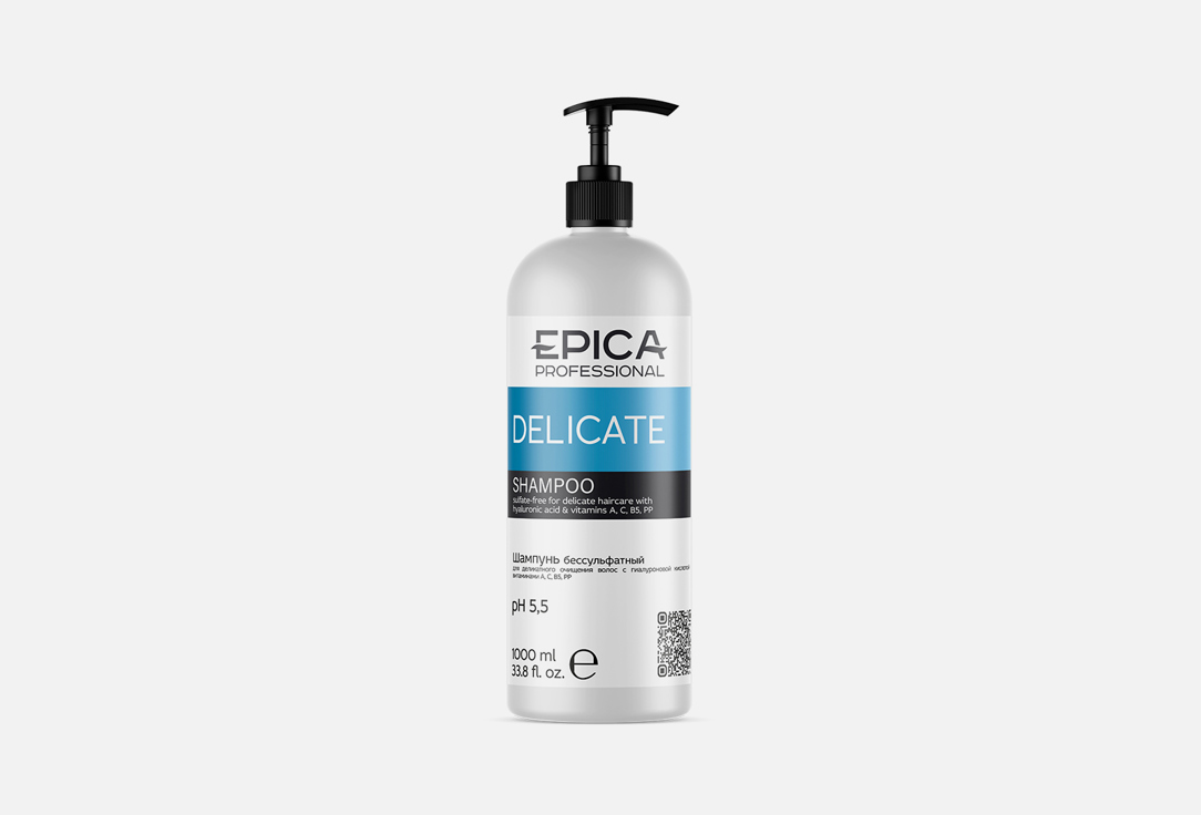 Бессульфатный шампунь для волос EPICA PROFESSIONAL Sulfate-free shampoo 1000 мл epica professional epica daily haircare шампунь д ежедневного ухода 5000 мл