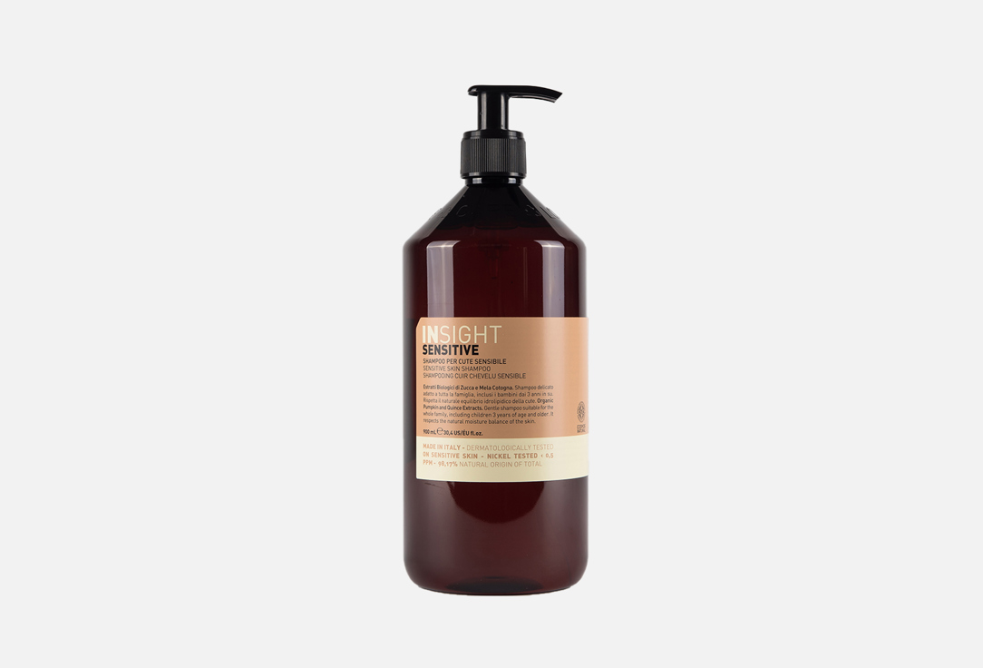 Шампунь для чувствительной кожи головы INSIGHT PROFESSIONAL Shampoo for sensitive scalp 900 мл insight шампунь sensitive для чувствительной кожи головы 100 мл