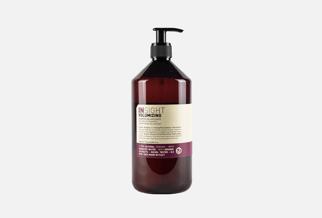 Шампунь для объема тонких волос INSIGHT PROFESSIONAL Volume up shampoo 900 мл insight professional volumizing спрей для прикорневого объема волос 100 мл