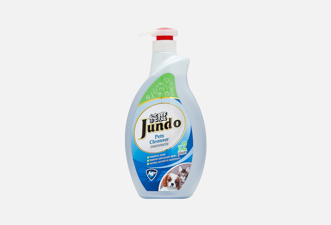 чистящий гель jundo pets cleanser для уборки за домашними животными 1 л Гель для уборки за домашними животными JUNDO Pets cleanser 1000 мл