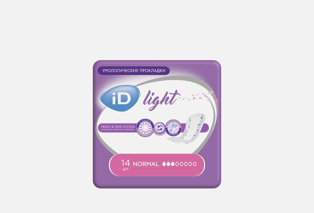 цена Прокладки ID Light Normal 14 шт
