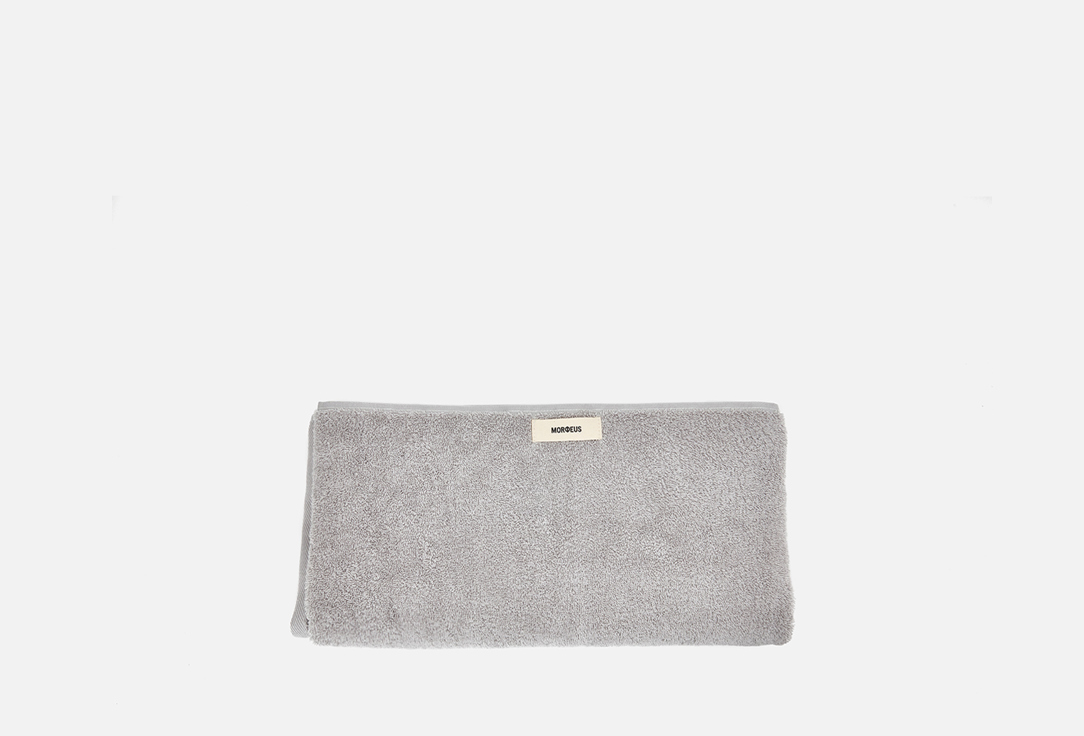 Изображение товара Махровое полотенце MORФEUS серое 70х130 см 100% хлопок