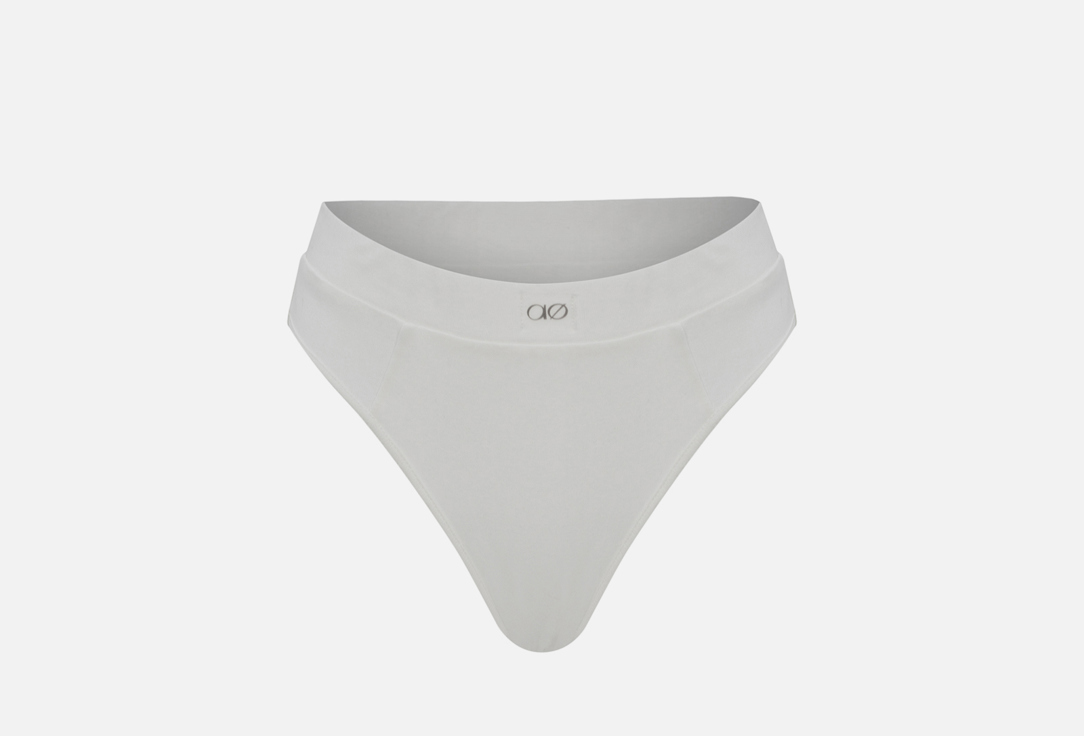 Изображение товара Трусы-стринги c высокой посадкой ADJØ молочные