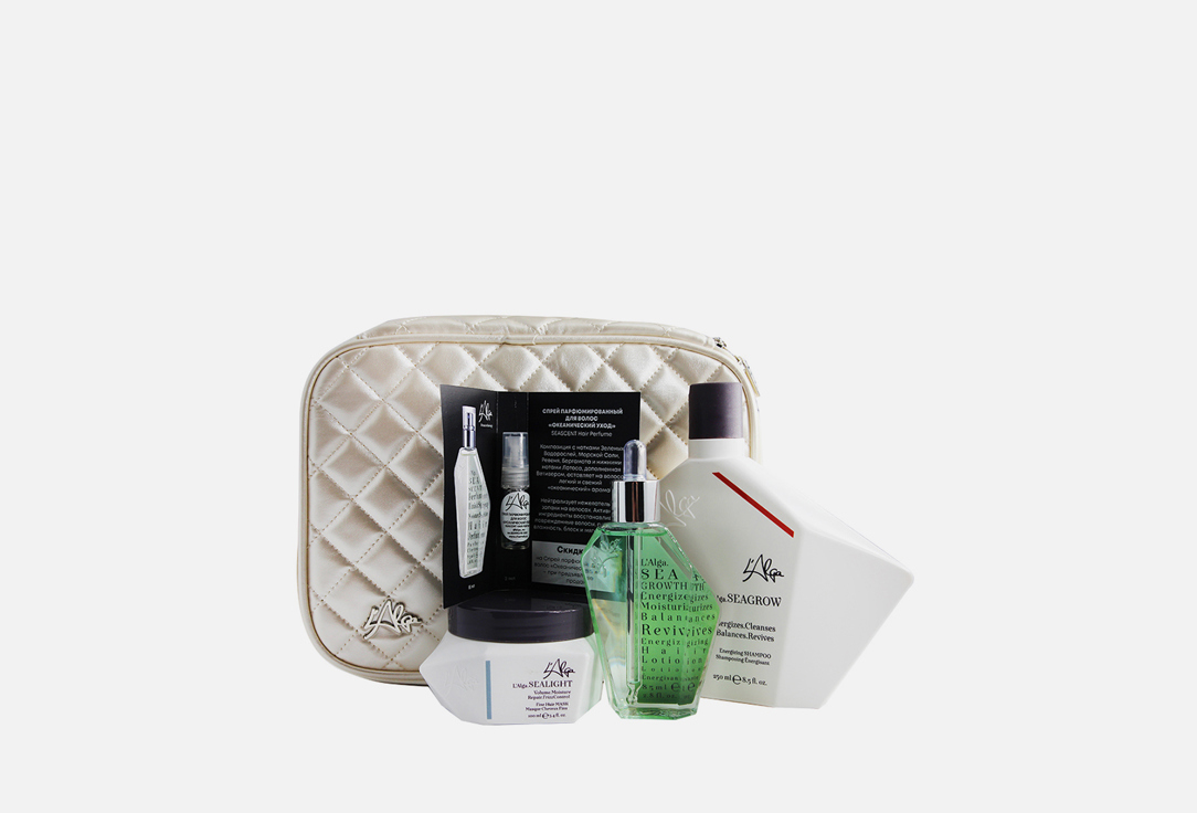 

Подарочный набор по уходу за волосами L'ALGA, SEASCALP Beauty Bag 1 шт