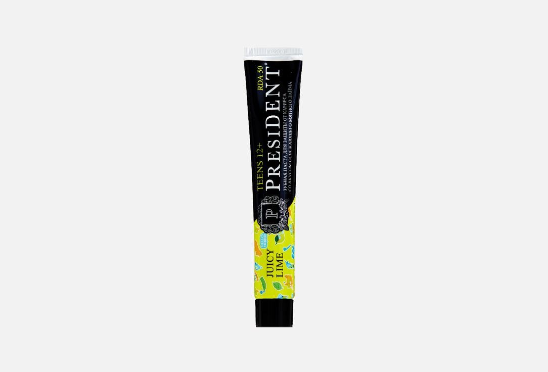 зубная паста PRESIDENT Juicy lime 70 г