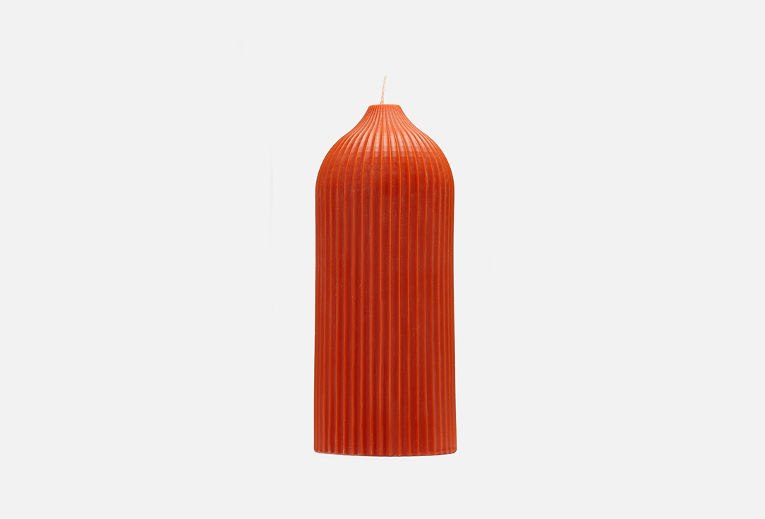 Свеча декоративная  Tkano оранжевый, 16.5 см 