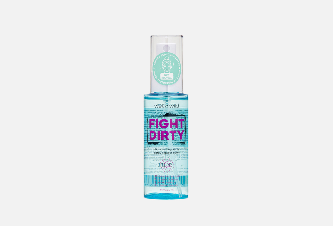 Спрей для фиксации макияжа WET N WILD Fight Dirty Detox Setting Spray 65 мл nyx plump finish setting spray 30ml