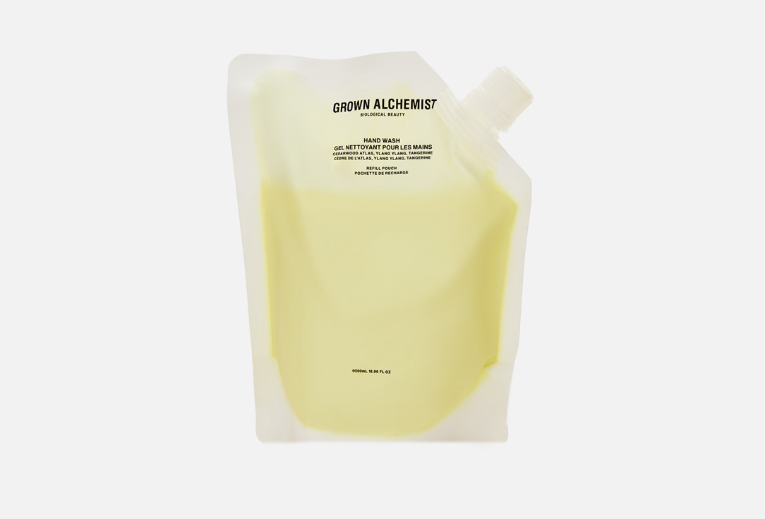 Жидкое мыло для рук GROWN ALCHEMIST Cedarwood atlas ylang ylang tangerine (refill) 500 мл масло для тела grown alchemist ylang ylang tamanu and omega 7 100 мл