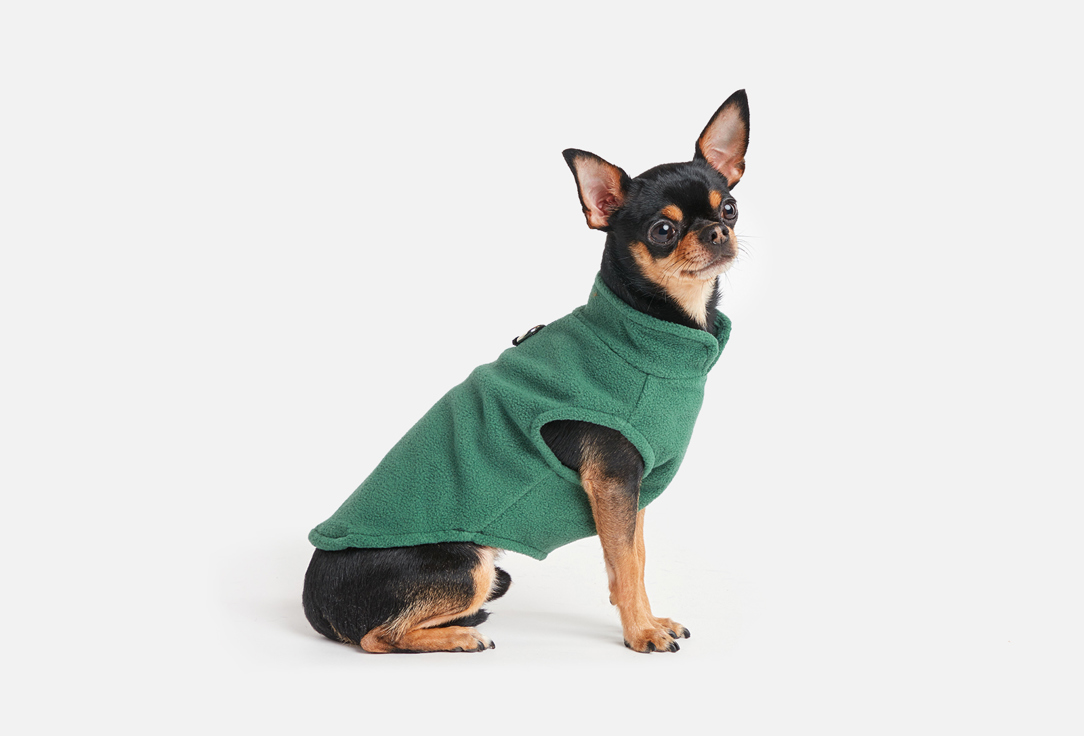 Толстовка для собак ARNYDOG Флис, зеленый комбинезон для собак мелких пород arnydog suit цвет синий m 29 см