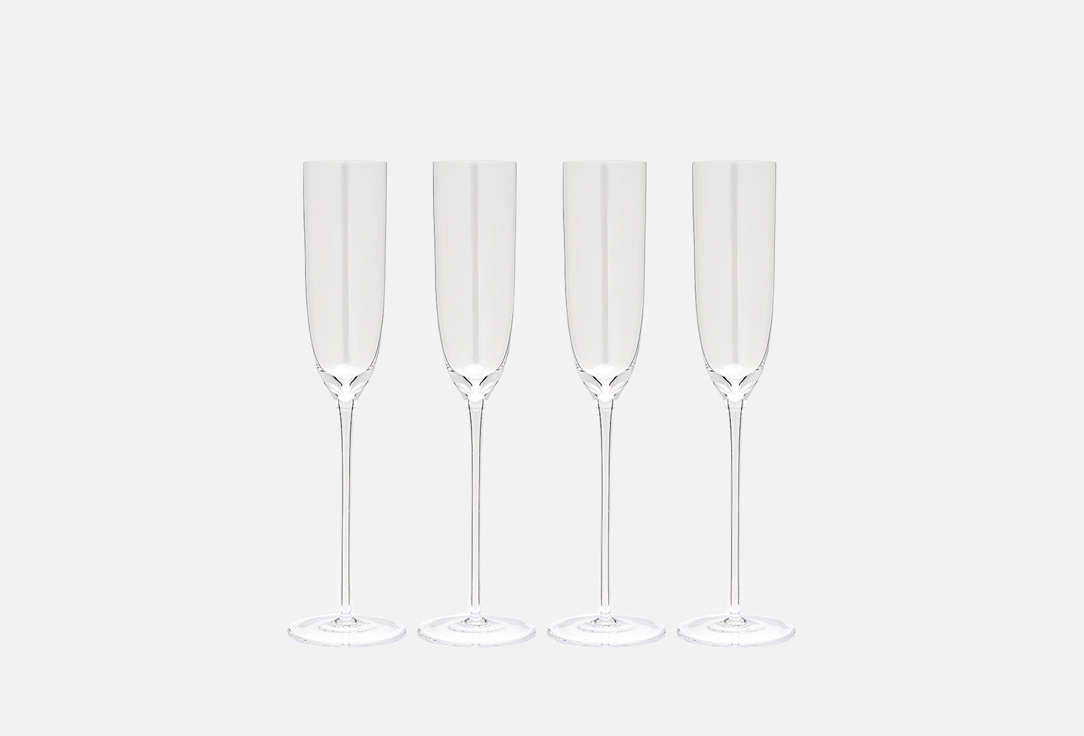 Набор бокалов LIBERTY JONES Celebrate для шампанского, 160 мл 4 шт набор бокалов liberty jones celebrate для шампанского 240 мл 2 шт